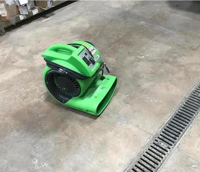 A SERVPRO Green Large Air Mover