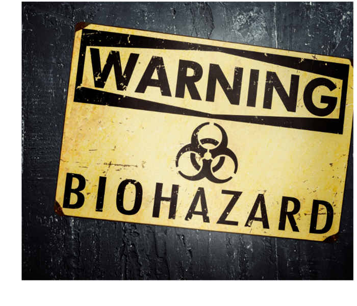 biohazard sign, biohazard clean up near me water damage near me 