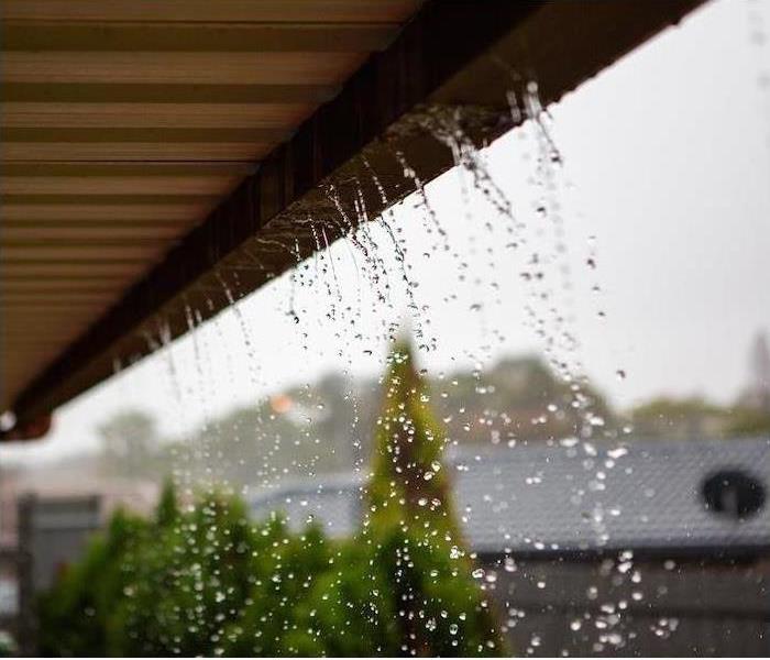 rain falling off a metal roof in Gillette